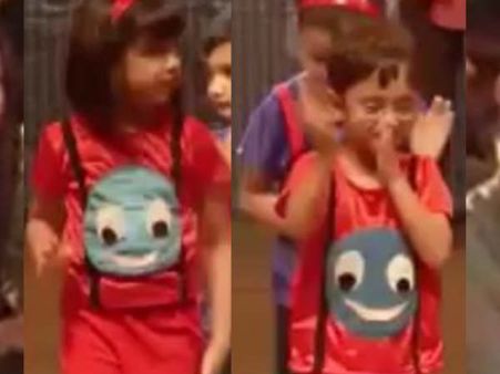 ViralPics: ऐश्वर्या की आराध्य बच्चन - और आमिर के आज़ाद खान का डांस देखा?