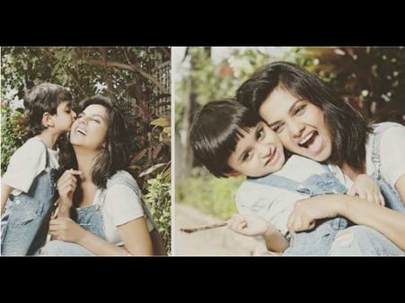 मां - बेटे एक दूसरे की कार्बन कॉपी..इस फोटोशूट को देखते रह जाएंगे आप!