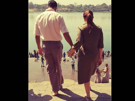 #FirstPic: अक्षय कुमार की पैडमैन की शूटिंग शुरू...एक्सप्रेस ट्रेन से भी तेज़