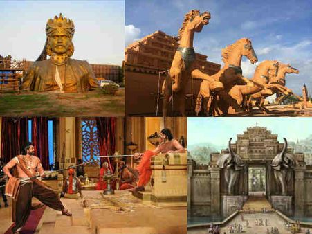 500 लोगों ने ऐसे तैयार किया था बाहुबली-2 का विशालकाय सेट..देखें तस्वीरें