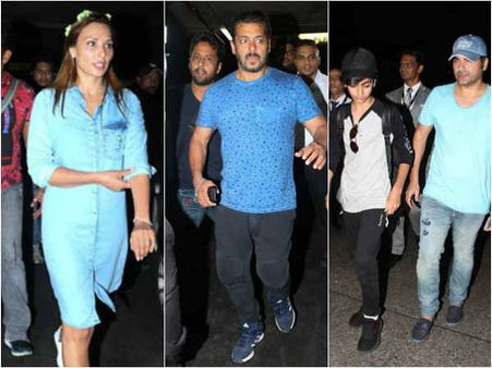 मालदीव से छुट्टियां बिताकर लौटा खान परिवार..कुछ इस अंदाज में दिखे सलमान