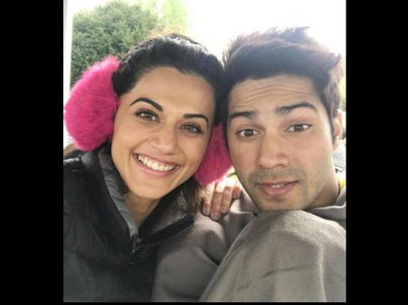 दमदार होगी वरुण और तापसी की जुड़वा 2 में केमेस्ट्री..ये तस्वीर है सुबूत