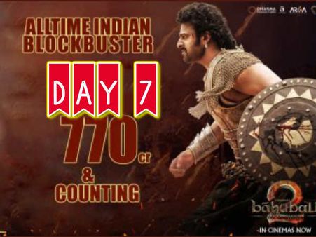 #BoxOffice पर बाहुबली का कहर जारी....7 दिन और 800 करोड़!
