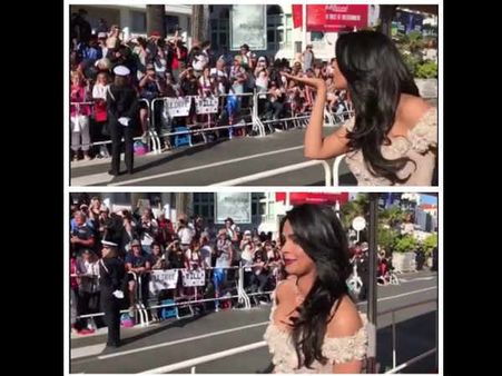 #Cannes 2017.. दीपिका ही नहीं.. रेड कार्पेट पर मल्लिका शेरावत का भी तहलका!