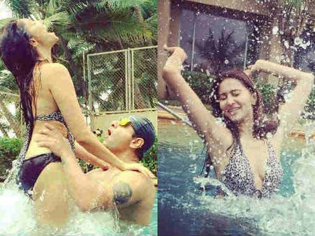 OMG..सीधी सादी दिखने वाली एक्ट्रेस..पति के साथ ऐसी HOT तस्वीर...वायरल !