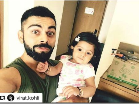 विराट कोहली की तस्वीर आप देखते रह जाएंगे..सुपर क्यूट