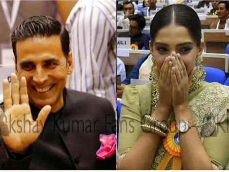 #SuperPics: उधर अक्षय - सोनम ने अवार्ड लिया और इधर ये सब हुआ!
