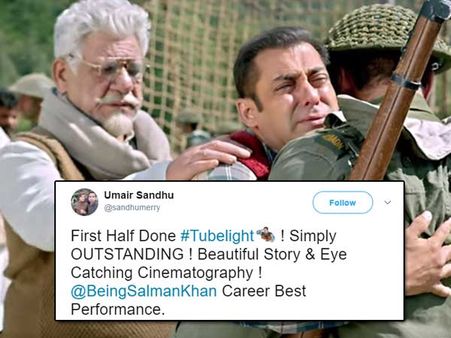 #Reaction: ''शानदार है ट्यूबलाइट.. सारे बॉक्स ऑफिस रिकॉर्ड्स तोड़ेगी.. FINAL..''
