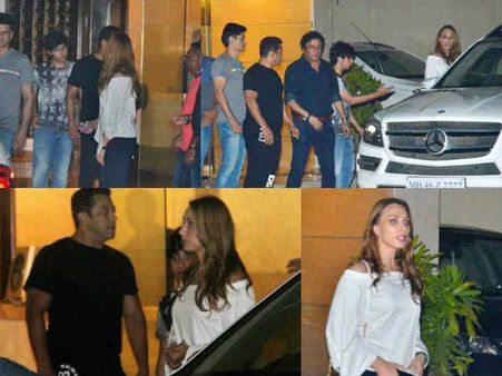 आधी रात..सलमान खान..'गर्लफ्रेंड' के साथ..तस्वीरें #VIRAL !