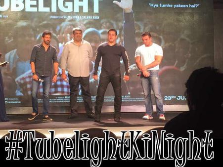 #TubelightKiNight: सलमान खान ने तीन दिन का कोटा पूरा कर दिया है....धमाकेदार