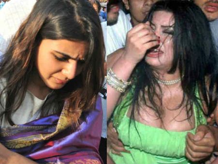 बाहुबली की देवसेना के साथ छेड़छाड़..सेल्फी के बहाने लगाया इधर-उधर हाथ..देखें तस्वीरें