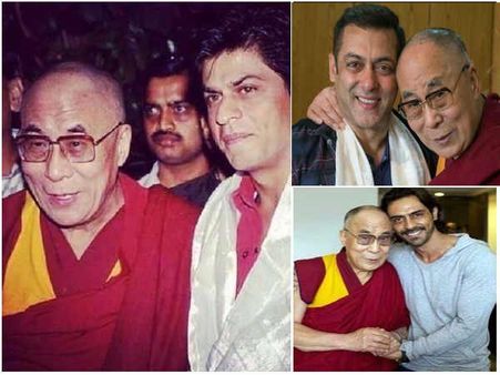 क्या सलमान..क्या शाहरुख..पूरा बॉलीवुड है दलाई लामा का फैन..Proof Pics