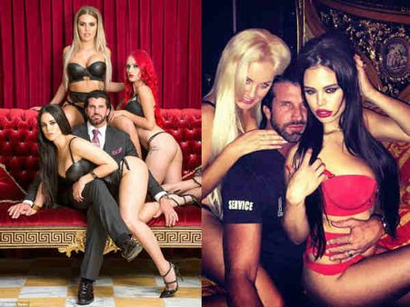 NUDE लड़कियों से घिरा रहता है..एक बार में चार-चार के साथ करता है S*X..देखें तस्वीरें