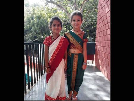महाराष्ट्रियन लुक में नजर आईं सुपरस्टार महेश बाबू की बेटी..SUPER CUTE