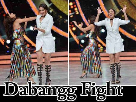 सलमान खान की DABANGG: लड़ पड़ी दो हीरोइनें....सलमान ने निपटाया झगड़ा!