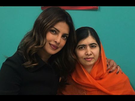एक दूसरे की तारीफ करते नहीं थक रहे प्रियंका और मलाला..