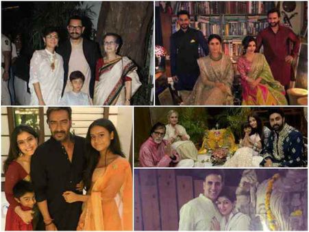 बॉलीवुड परिवार की दिवाली.. करीना, अजय देवगन से लेकर अक्षय कुमार.. देंखे PICS