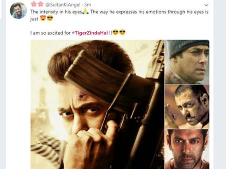 #TigerZindaHai : ''सलमान खान का First LOOK ही ब्लॉकबस्टर है.. शानदार..''