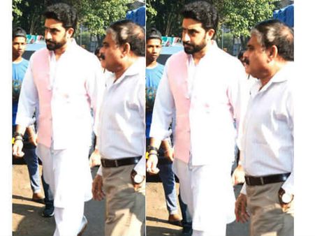 फिल्ममेकर नीरज वोरा के अंतिम संस्कार में पहुंचे अभिषेक बच्चन