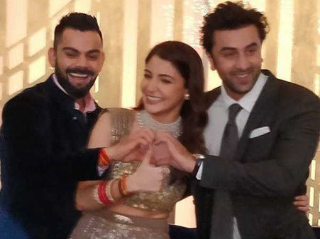 #AwwPics: मिसेज़ कोहली के 'वो' रणबीर कपूर छा गए...जीजू विराट से मिली कैटरीना - ऐश्वर्या