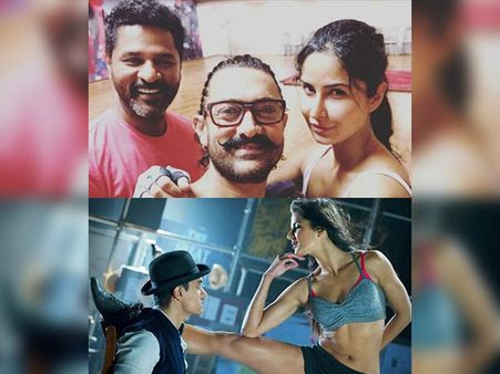 THUGS OF HINDOSTAN...आमिर और कैट लगाएंगे फिर से ठुमका..प्रभु देवा दे रहे है ट्रेनिंग