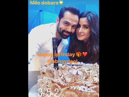 कैटरीना कैफ ने जीरो के सेट पर मनाया अभय देओल का BIRTHDAY, देखिए फोटो