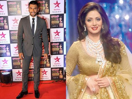 रणवीर सिंह ने दिवंगत श्रीदेवी के नाम किया पहला सर्वश्रेष्ठ एंटरटेनर अवॉर्ड