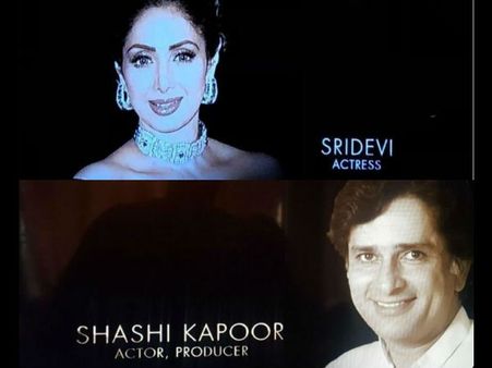 #Respect - ऑस्कर अवार्ड में किया गया श्रीदेवी और शशि कपूर को याद..दी गई श्रद्धांजलि