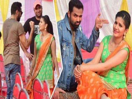 ''तेरे ठुमके सपना चौधरी'' पर देओल स्टार का 2018 का जबरदस्त आइटम सांग VIDEO