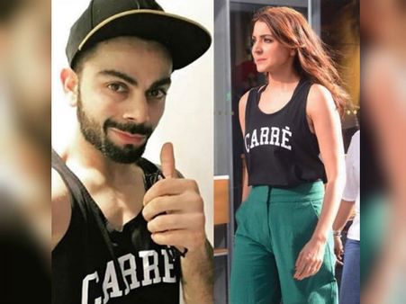 विराट की टी-शर्ट पहने नजर आई अनुष्का शर्मा, सोशल मीडिया पर जमकर वायरल हुई फोटो