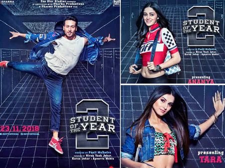 रिलीज हुए टाइगर की स्टूडेंट ऑफ द ईयर 2 के मोशन पोस्टर, तारा और अनन्या का अलग अंदाज