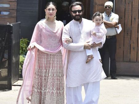 Sonam Kapoor Wedding: शादी में पहुंचे सबसे खास मेहमान, मम्मी करीना के साथ तैमुर अली खान, देंखे PICS