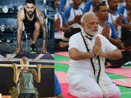 फिटनेस चैलेंज: अनुष्का ने पूरा किया विराट का चैलेंज, पीएम मोदी ने कहा जल्दी मेरा आएगा वीडियो