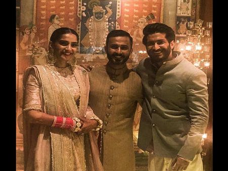 सोनम कपूर वेडिंग: सोनम से शादी के बाद हर्षवर्धन कपूर ने आनंद आहूजा को कहा लकी, मुबारकबाद दी