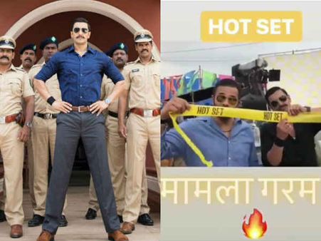 धांसू फर्स्ट लुक के बाद जबरदस्त सेट का Video, 2018 का तगड़ा एक्शन Dhamaka