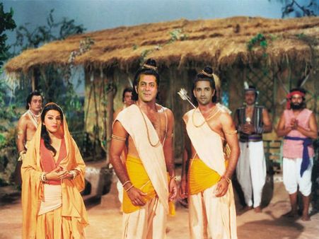 सलमान बन गए भगवान राम और शिल्पा शिंदे माता सीता, देखिए मजेदार तस्वीरें