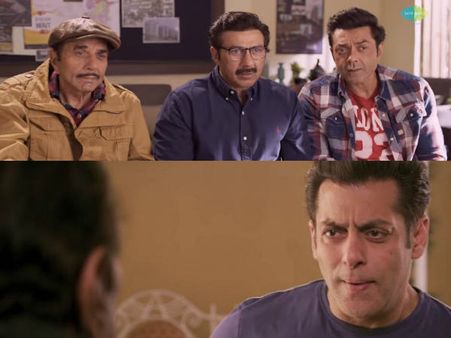 TEASER: सनी देओल की 'यमला पगला दीवाना फिर से'- साथ में सलमान खान का कॉमेडी तड़का