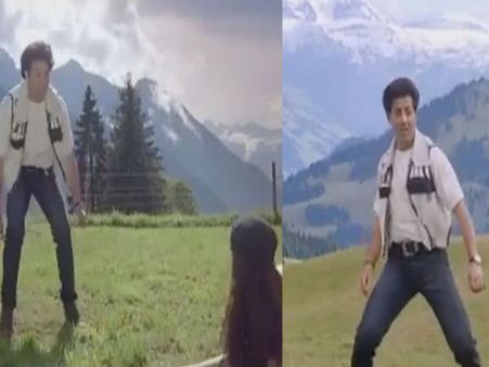 सनी देओल का यह डांस Video,लाखों लोग तेजी से देख रहे हैं,फैंस के लिए मजेदार