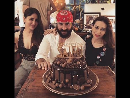 Birthday pics: सैफ अली खान ने मनाया जन्मदिन, सामने आई केक की खूबसूरत तस्वीर