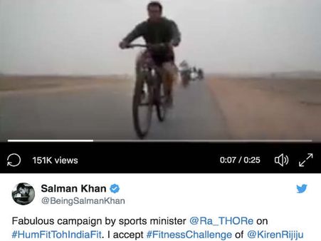 सलमान खान ने 50 पार के बाद किया धमाका - हम फिट तो इंडिया फिट के नए सुपरस्टार
