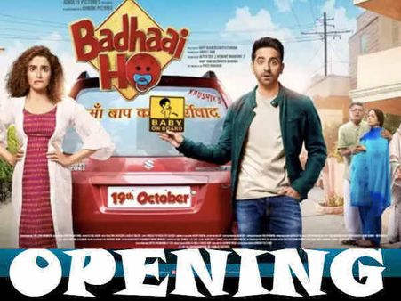 बॉक्स ऑफिस पर बधाई हो की शानदार शुरूआत, 2018 की टॉप 10 ऑक्यूपेंसी मेंं शामिल