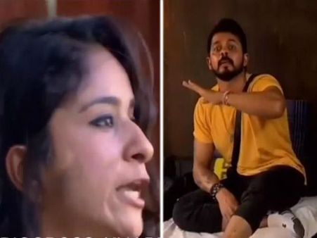 Bigg Boss 12 सबसे बड़ी फाइट , कालकोठरी में श्रीसंत और सुरभि राणा VIDEO