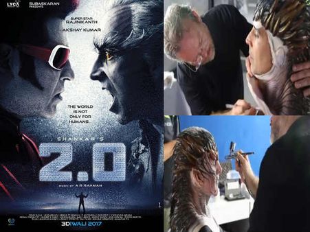 2.0: तो ऐसे बनते थे अक्षय कुमार इतने खतरनाक, रिलीज हुआ मेकअप Video