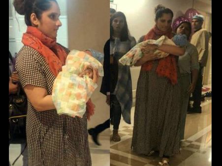 First pic: सानिया मिर्जा और शोएब मलिक के बेटे ईजान की पहली तस्वीर आई सामने