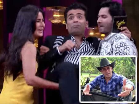 कॉफी विद करण पर वरूण धवन ने मारी गूगली - सलमान खान और कैटरीना कैफ की शादी