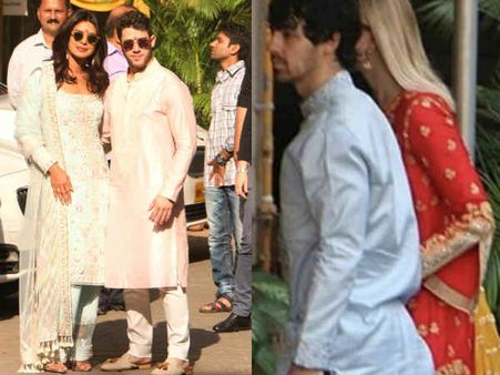 PICS: प्रियंका चोपड़ा की शादी की पहली रस्म, लेकिन सब दुलहन की जेठानी सोफी टर्नर को देखते रह गए