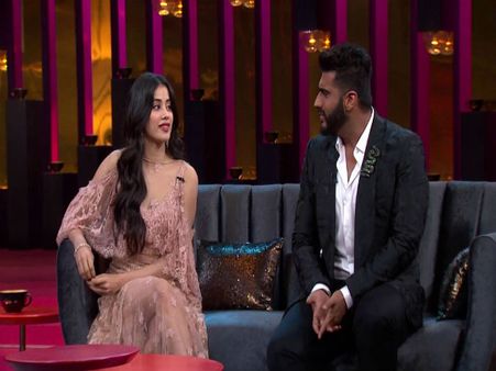 कॉफी विद करण 6: जान्हवी पर दुखों का पहाड़ टूटा है, अर्जुन कपूर का बड़ा खुलासा