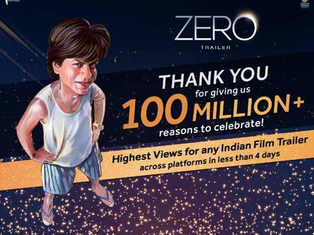शाहरूख खान की ज़ीरो ने बनाया अपना पहला RECORD रिलीज़ से पहले
