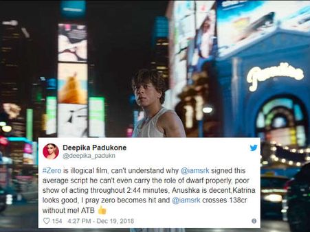 Zero (FAKE) Reviews: दीपिका पादुकोण, वरूण धवन ने की शाहरुख की बुराई- सबसे बेकार फिल्म!