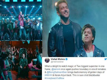 REACTIONS: शाहरुख, सलमान को साथ देखकर क्रेजी हो गए फैंस- ऑल टाइम ब्लॉकबस्टर